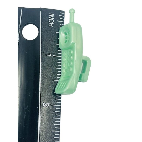 Barbie Doll Ice Blue Green Cell Phone Accessory Dollhouse Antenna Vintage - Picture 9 of 9